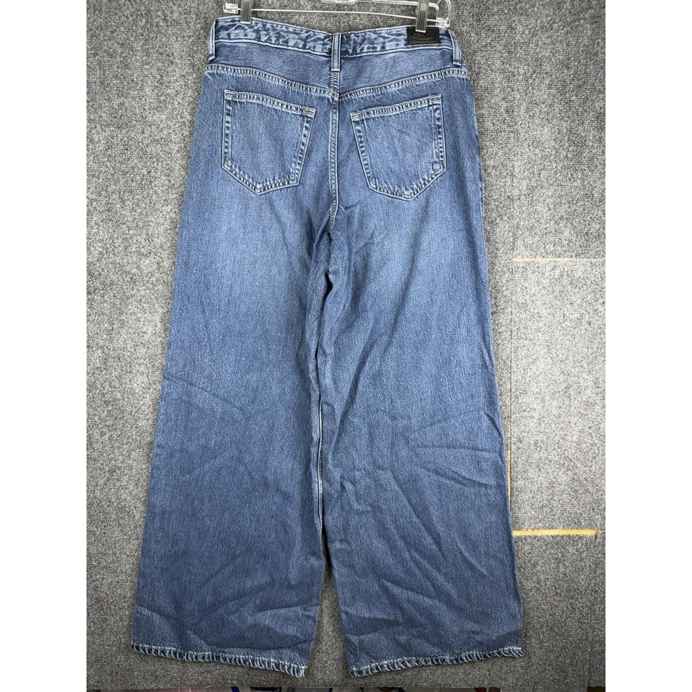 Scoop Super Wide Leg Stretch Jeans Baggy Skater Y2K Grunge‎ Size 6 31x31 - Picture 2 of 8